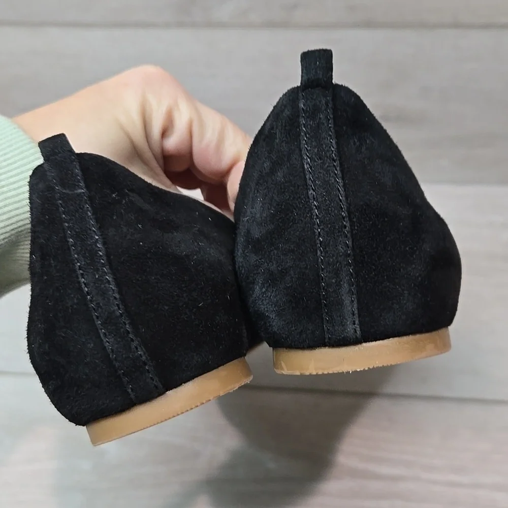 J.Crew Women Leather Loafer Hidden Wedge Mary Jane Clog shoes sz 9
